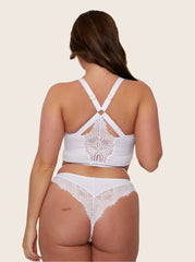 Aspen Bralette: Ice White