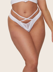 Aspen Thong: Ice White
