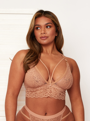 Aria Bralette: Warm Sand
