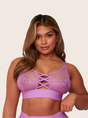 Abigail Bralette: Amethyst Orchid