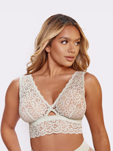 Bralette Ivy: Srebrnozielony