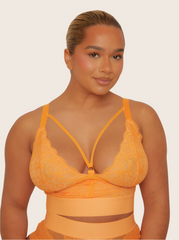 Gia Bralette: Sunburst Orange