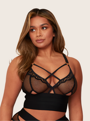 Bralette Athena: Midnight Black