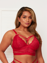 Brooke Bralette: Raspberry Red