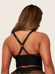 Bralette Athena: Midnight Black