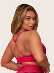 Beccs Bralette: Very Cherry