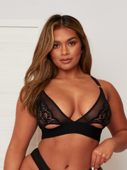Bralette Daphne: Midnight Black