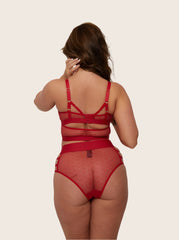 Kayla Bralette: Raspberry Red