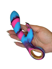 Kaleidoscope Vibascope: Różowy i niebieski marmur