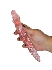 Długie i śliskie: Różowe szkło