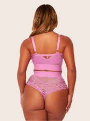 Zestaw biustonosz i majtek Gia: Pillow Purple