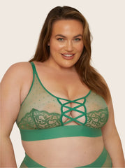 Abigail Bralette: Amazon Green