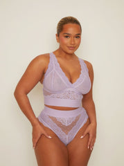Francine Bralette: Soft Lavender