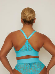 Hallie Bralette: Bluebird Blue