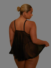 Kaia Babydoll: Onyx Black