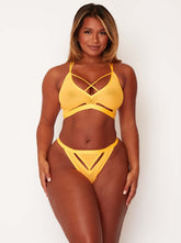 Zestaw Logan Bralette & Brief: Orange Crush