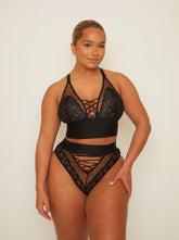 Zestaw Maya Bralette & Brief: Midnight Black