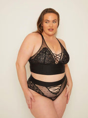 Zestaw Maya Bralette & Brief: Midnight Black