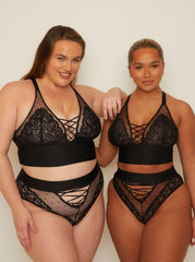 Zestaw Maya Bralette & Brief: Midnight Black