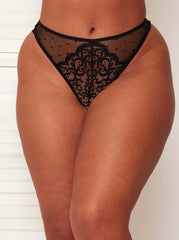 Zestaw biustonosz i majtek Savannah: Midnight Black