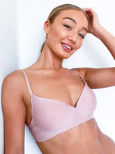 Frankie Bralette: Mauve Pink