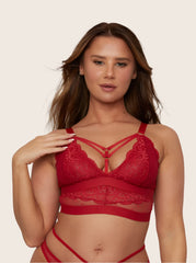 Brooke Bralette: Raspberry Red