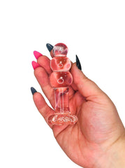 3-etapowy Flower Power: różowe szkło