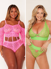 Tutti Threesome: Neon Lime