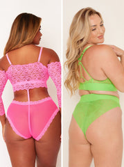 Tutti Threesome: Neon Lime