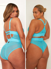 Koronka Tutti do trójkątów: Bluebird Blue