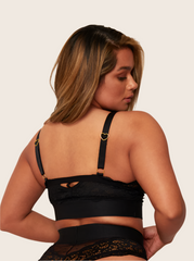 Gia Bralette: Midnight Black