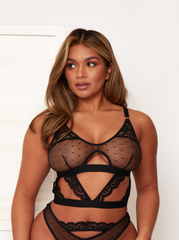 Shelby Bralette: Midnight Black