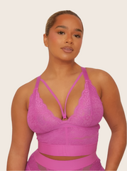 Gia Bralette: Żywy fiolet