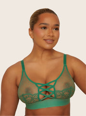 Abigail Bralette: Amazon Green