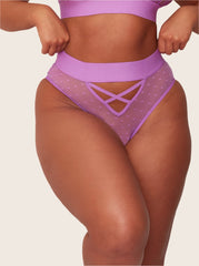 Zestaw biustonosz i majtek Abigail: Amethyst Orchid