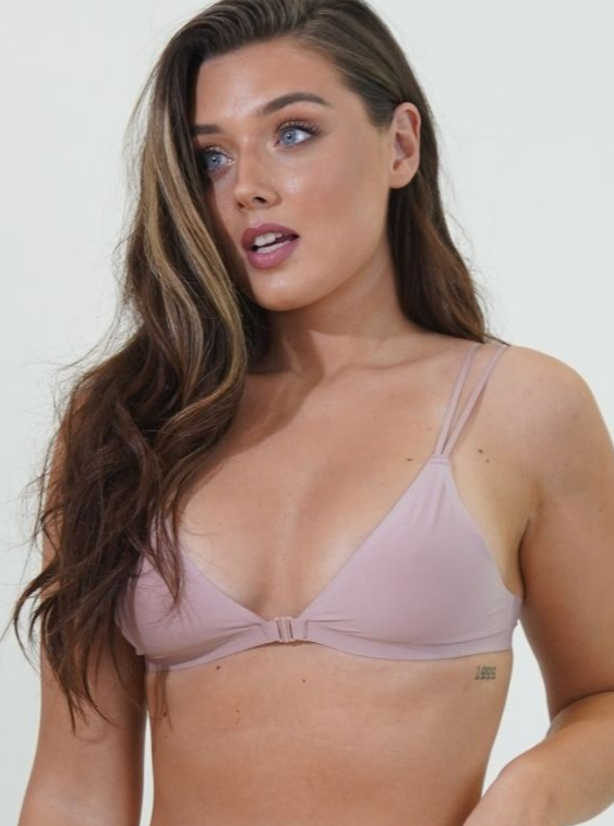 Billie Bralette: Mauve Pink