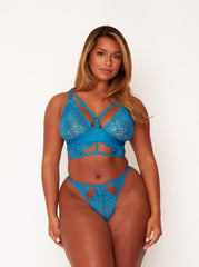 Zestaw Brooklyn Bralette &amp; Brief: Deep Water