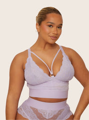 Gia Bralette: Soft Lavender