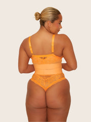 Zestaw biustonosz i majtek Gia: Sunburst Orange