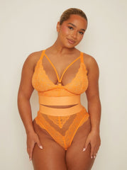 Gia Bralette: Sunburst Orange