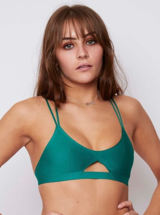 Harley Bralette: Forest Green