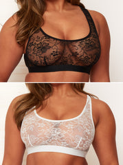 Duo Lace Crop Bralette