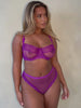 Zestaw biustonosz i fig Raya: Vamp Purple