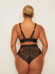 Zestaw biustonosz i majtek Riley: Midnight Black