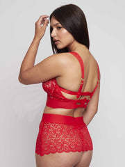 Gigi Bralette: Scarlet Red