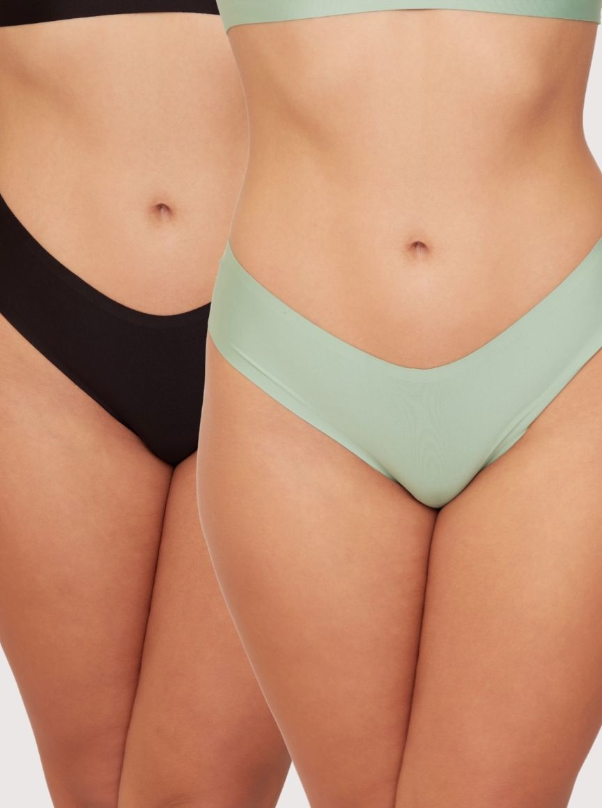 Stevie Twin Pack Brief : Black &amp; Basil
